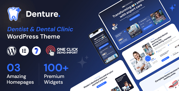 Denture - Dental Clinic WordPress Theme