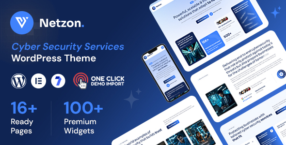 Netzon - Cyber Security Services WordPress Theme