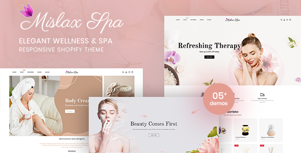 Product preview supplied for Mislax Spa - Elegant Spa And Wellness Shopify Theme