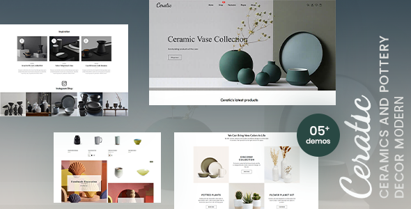 Ceratic - Ceramics & Pottery Decor Shopify Theme listing image