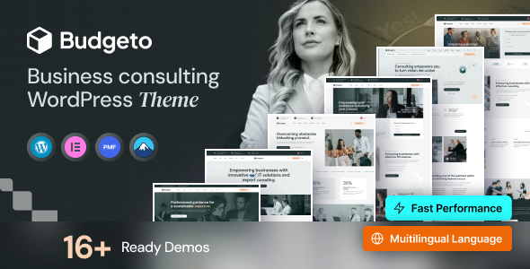 Budgeto - Business Consulting WordPress Theme