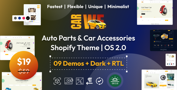 Carwe - Multipurpose Shopify Theme 2.0