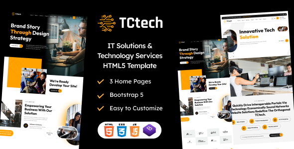 TCtech - IT Solutions & Technology Services HTML Template