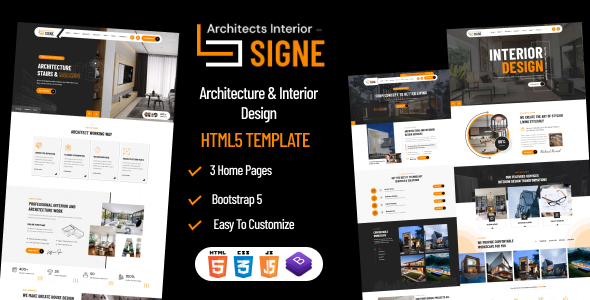 Signe - Architecture & Interior Design HTML Template