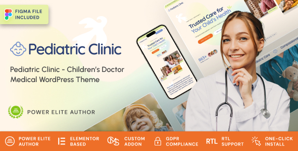 Pediatric Clinic - Children’s & Family Doctor Medical WordPress Theme