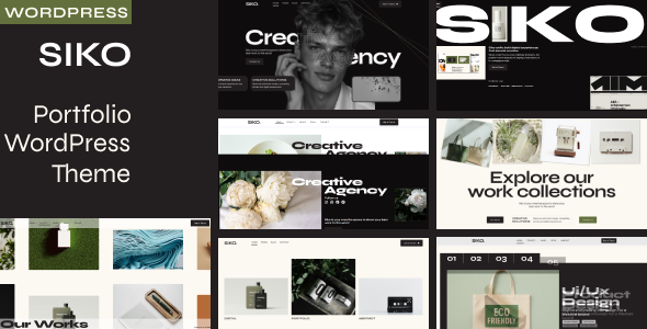 Siko - Creative Portfolio & Agency WordPress Theme