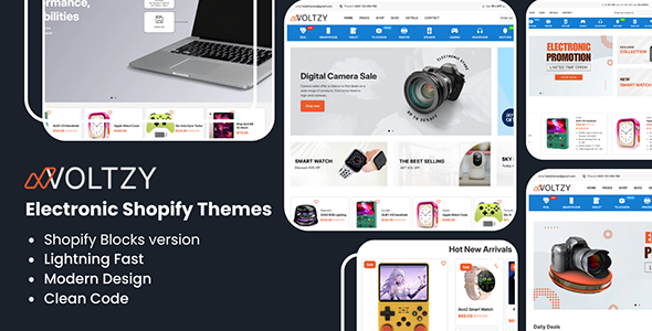 Voltzy - Premium Shopify Theme for Electronics Stores