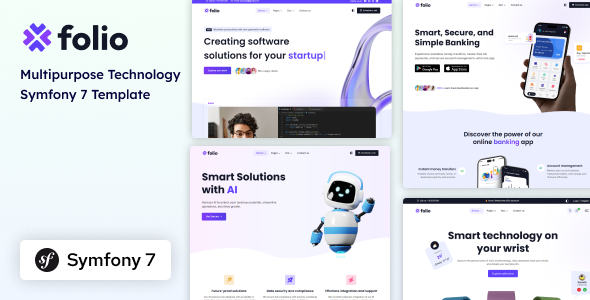 Folio - Symfony Multipurpose Technology  Template