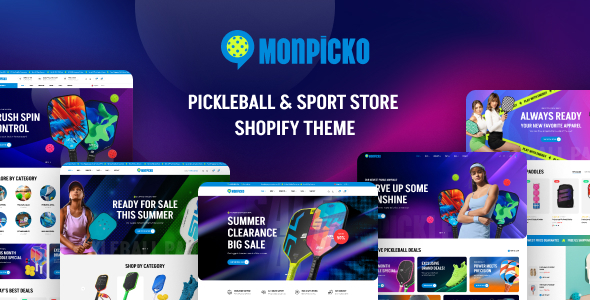 Monpicko - Pickleball Sport Store Shopify Theme OS 2.0