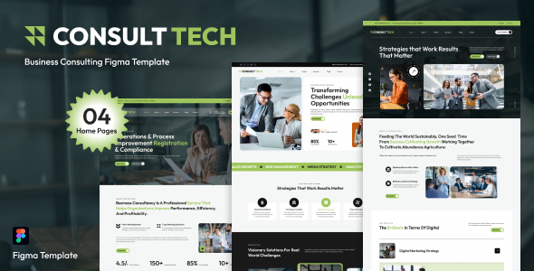 ConsultTech - Business Consulting Figma Template