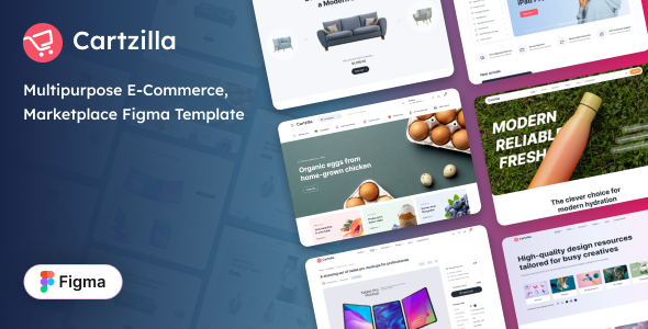 Cartzilla - Multipurpose E-Commerce Figma Template