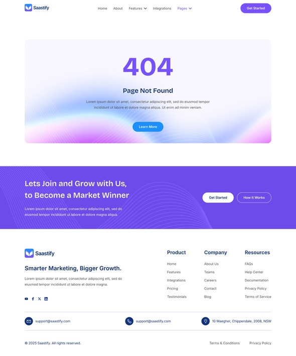 Saastify - SaaS & Tech Startup Elementor Template Kit