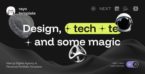 Rayo - Digital Agency & Personal Portfolio NextJs Template