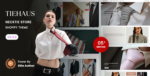 Tiehaus - Necktie Store Shopify 2.0 Theme