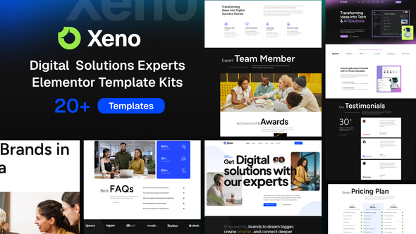 Xeno - Digital Solutions Experts Elementor Template Kits