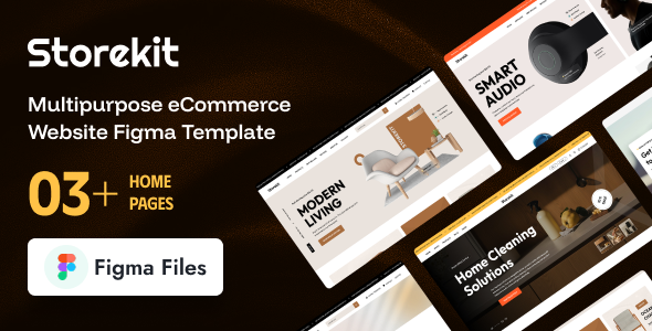 Storekit - Multipurpose eCommerce Website Figma Template