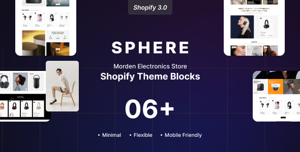 Sphere – Electronics Store Shopify Theme with AI (Theme Block) product preview
