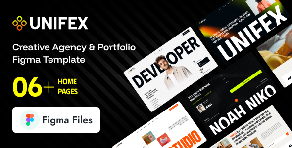 Unifex - Creative Agency & Portfolio Figma Template