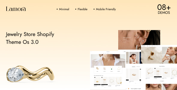 Lamora – Jewelry Shopify Theme with AI (Theme Block)