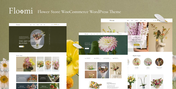 Floomi – Flower Store WordPress Theme with AI