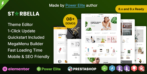 Product preview supplied for StarBella - Multipurpose Elementor Prestashop Responsive Theme