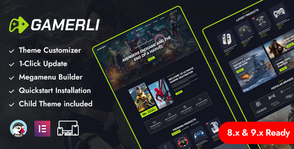 Gamerli - Gaming Gear & Computer Store Prestashop Responsive Theme listing image