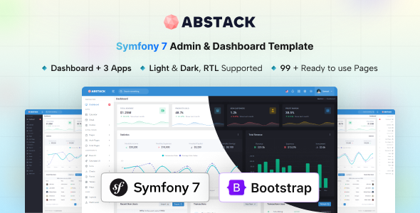 Abstack - Symfony 7 Admin & Dashboard Template listing image
