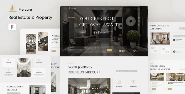 Mercure - Hotel & Resort Figma Template