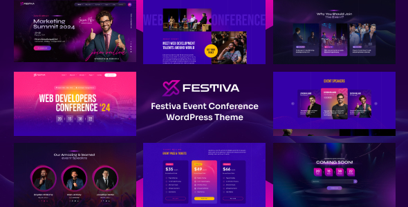 Festiva - Event & Conference WordPress Theme product preview