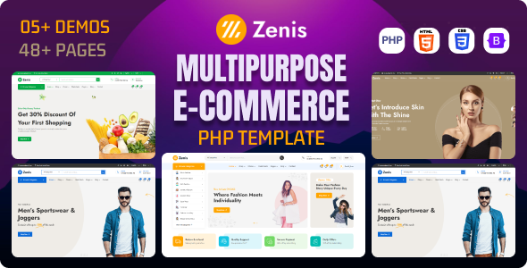 Zenis - Multipurpose eCommerce PHP Template product preview