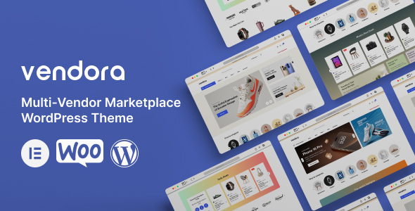 Vendora – Multi-Vendor Marketplace WordPress Theme product preview