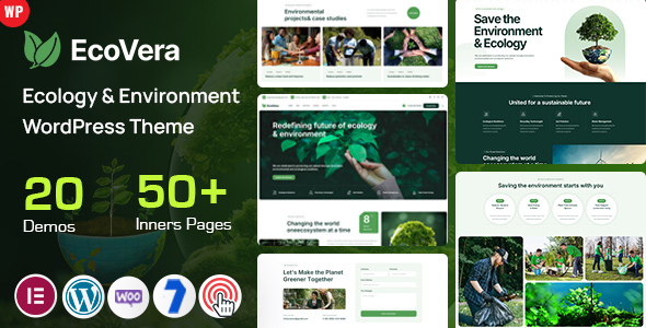 Ecovera - Ecology Charity WordPress