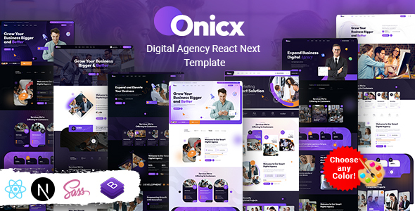 Onicx - Digital Agency React Next Template