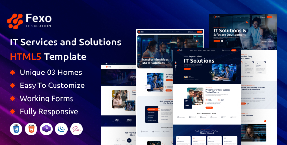 Fexo - IT Services Solution & Technology HTML5 Template