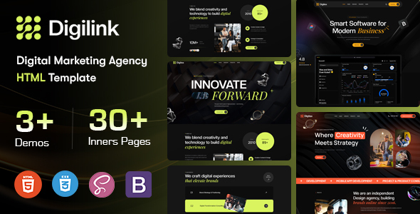 Digilink - Digital Marketing Agency HTML Template