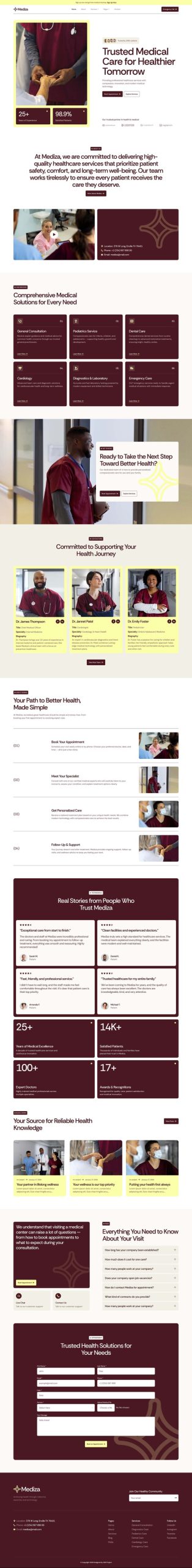 Mediza - Medical & Healthcare Elementor Template Kit