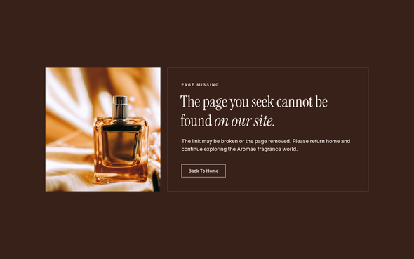Aromae - Perfume and Fragrance Elementor Template Kit