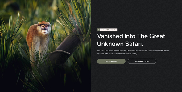 NatureLens - Wildlife Photography Services Elementor Template Kit