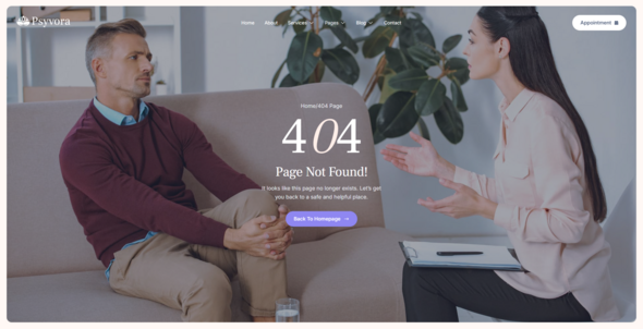 Psyvora - Psychologist & Mental Health Elementor Template Kit