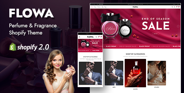 Preview image for Flowa – Perfume & Fragrance Shopify Theme