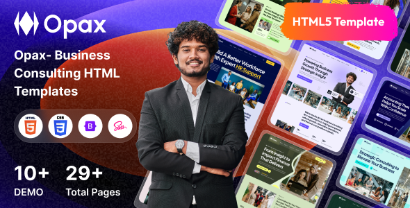 Opax - Business Consulting HTML Template