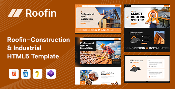 Roofin – Roofing Services Company HTML5 Template listing image