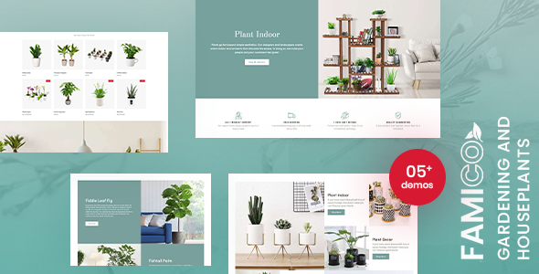 Preview image for Famico - Gardening & Houseplants Shopify Theme