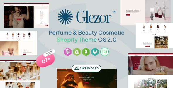 Glezor - Perfume & Beauty Cosmetic Shopify Theme OS 2.0