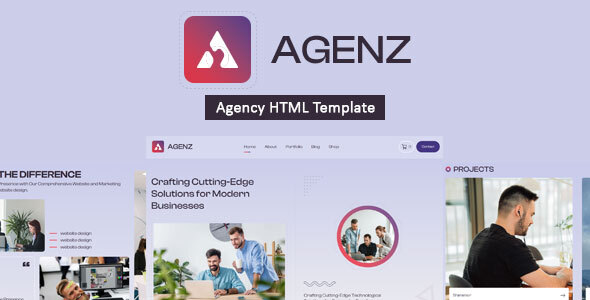 Preview image for Agenz - Agency HTML Template