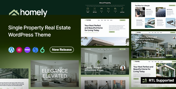 Homely - Single Property and Apartment WordPress Theme listing image