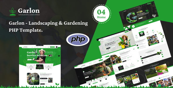 Garlon – Gardening and Landscaping PHP Template listing image