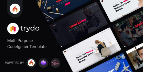 Trydo - Agency and Portfolio CodeIgniter Template