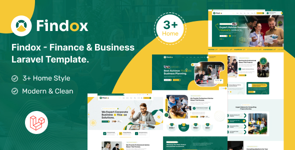 Findox – Finance & Business Laravel Template