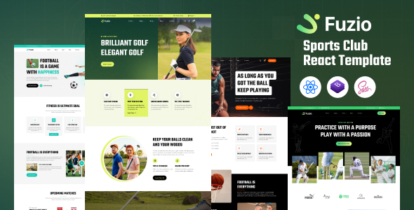 Fuzio - Sports Club React Template